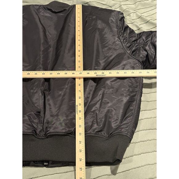 Cult of Individuality Varsity Jacket Coat Mens XL Black Welcome To The Cult - Picture 14 of 14